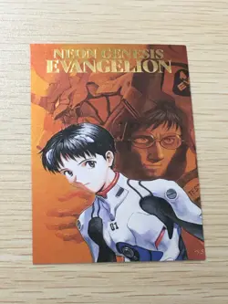 Shinji Ikari SP1 Carddass Masters 1997 SP Foil Neon Genesis Evangelion Card - Image 1