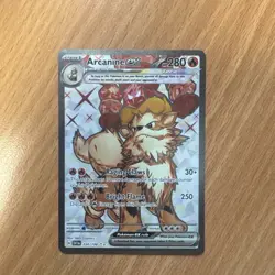 Pokemon Card - Arcanine EX 224/198 - Scarlet & Violet Base - Ultra Rare - NM - Image 1