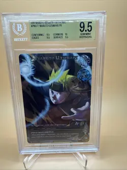 Naruto BANDAI Tcg CCG Naruto Uzumaki Foil Promo Card PR-077 Bgs 9.5 - Image 1