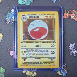 Near Mint Electrode 2/64 1st Edition Jungle Holo Rare Pokemon Card WOTC 1999 NM - Image 1