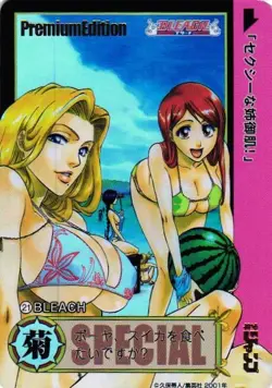 BLEACH RANGIKU INOUE Shonen Jump Special Custom Anime Collectible Card - Image 1