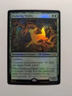 Enduring Vitality 176 Foil Duskmourn: House of Horror MTG - Image 1