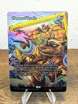 Plague of Vermin (Borderless) Teenage Mutant Ninja Turtles Source Material Foil - Image 1