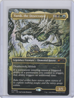 SLC Yarok, the Desecrated Borderless Encyclopedia Countdown Secret Lair Non-Foil - Image 1