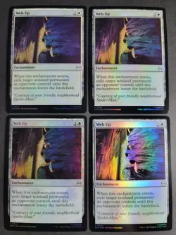 Web Up (X4 Foil) Common MTG Spider-Man - Image 1