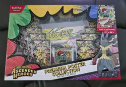 Pokemon Ascended Heroes Premium Poster Collection Mega Lucario New Sealed - Image 1