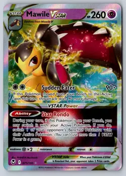 Mawile VSTAR 071/195 Holo VSTAR Rare Silver Tempest Pokemon - Image 1