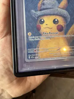 2023 Pokemon Pikachu Van Gogh Grey Felt Hat Promo SVP EN #085 PSA 10 GEM MINT - Image 5