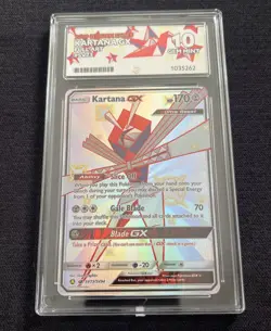 Ace 10 KARTANA GX SV73 POKEMON TCG 2019 SUN & MOON HIDDEN FATES - Image 1
