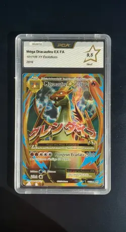 Carte Pokemon Mega Dracaufeu EX Full-Art 101/108 - XY Evolutions - FR - PCA 9,5 - Image 1