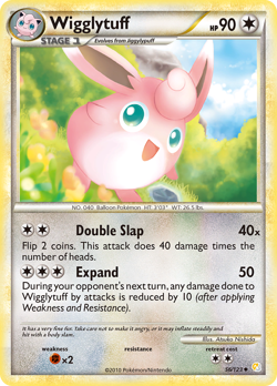 WIGGLYTUFF 56/123 UC HEARTGOLD & SOULSILVER POKEMON LP - Image 1