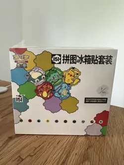 [10 Sealed Box] Pokemon S-Chinese 151 Puzzle Fridge Magnet Set Sealed slim pack - Image 1