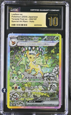 LEAFEON EX 200/187 CGC 10 PRISTINE POKEMON - Image 1