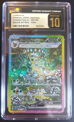 LEAFEON EX 200/187 CGC 10 PRISTINE POKEMON - Image 3