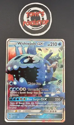 Wishiwashi GX 38/145 Guardians Rising Holo Pokemon TCG - Image 1