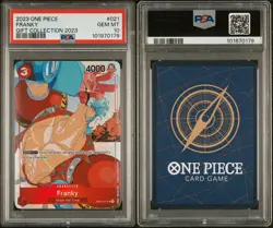 Bandai 2023 One Piece CCG Franky Gift Collection OP01-021 Foil EN PSA 10 - Image 3