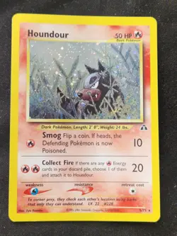 Houndour Holo Pokemon Card *Excellent* Neo Discovery #5/75 2001 - Image 1
