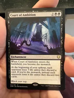 Court of Ambition / Magic MTG / Commander Legends - Rare - NM - Image 1