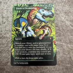 Finale of Devastation- Custom Art MTG Magic The Gathering Playtest Card - Image 1
