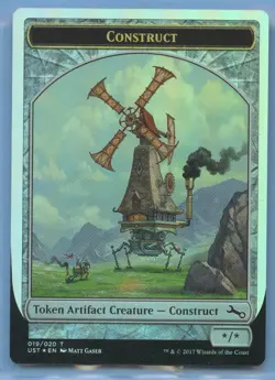 MTG: Token: Unstable: #019: Construct: FOIL - Image 1