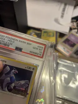 Pokemon Lugia PSA 10 Prerelease SWSH069 Vivid Voltage Holo Rare - Image 3