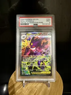 Pokemon TCG Mega Gengar Ex Ascended Heroes 284/217 PSA 9 - Image 1