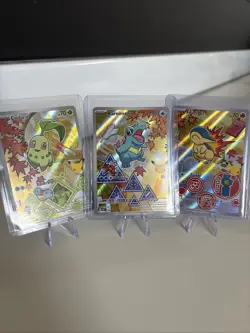 Pokemon Erste Partner Kollektion Serie 2 Feurigel,Karnimani, Endivie Nm Deutsch - Image 1