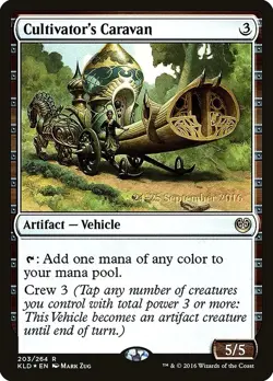 MTG Cultivator's Caravan FOIL Kaladesh Promo KLD #203 Magic the Gathering NM - Image 1