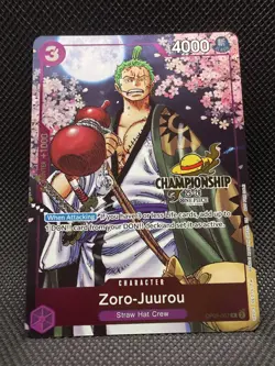 2025 ONE PIECE CHAMPIONSHIP 2025-26 EVENT PACK #067 ZORO-JUUROU - Image 1