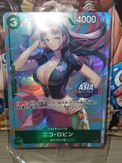 ONE PIECE TCG – Nico Robin P-111 Promo JAP – Carta Originale + Tin – Near Mint - Image 3