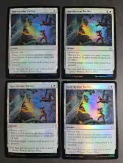 Spectacular Tactics (X4 Foil) Common MTG Spider-Man - Image 1