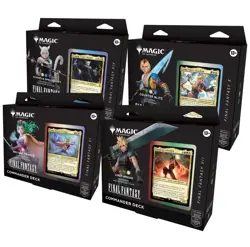 MTG Final Fantasy Commander Decks Set of 4 Deck Magic the Gathering Case - Image 1