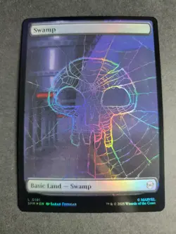 Swamp 0191 (Foil) Land MTG Spider-Man - Image 1
