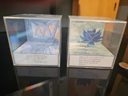 Mtg Magic The Gathering Black Lotus Mana Crypt Shadow Box Art Lot Of 2 See Pics - Image 2