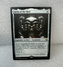 MtG Helm of The Host - LP/MP- Small Dents On Front-Dominaria - Image 1