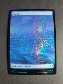 Island 0190 (Foil) Land MTG Spider-Man - Image 1