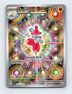 NM Medicham 241/217 ME: Ascended Heroes Illustration Rare Pokemon Card - Image 1