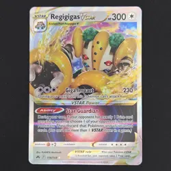 Pokemon TCG Card Regigigas VSTAR 114/159 SWSH Crown Zenith Ultra Rare - NM - Image 1