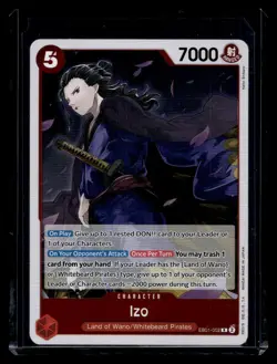 Izo EB01-002 R - Foil - One Piece Card Game - English - Image 1