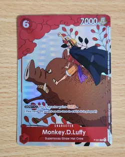 Monkey.D.Luffy (Gift Collection 2023) P-001 NM One Piece Promotion Cards Foil - Image 1