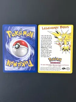 Moltres #21 Black Star Promo + Ad Card (PACK FRESH) - Image 2