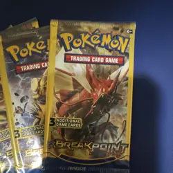 Pokemon Breakpoint Pokemon TCG Booster Packs Lot of 5 (3 Cards Each) English - Image 2