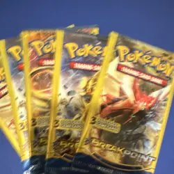 Pokemon Breakpoint Pokemon TCG Booster Packs Lot of 5 (3 Cards Each) English - Image 3