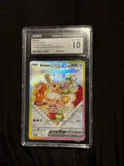 CGC 10 Eevee ex 174 SV Scarlet & Violet Promo Cards Holo English - Image 1