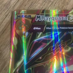 Mega M Rayquaza EX - 98/98 - Ancient Origins Full Art Gold - Jumbo Pokemon Card - Image 5