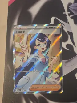 Pokemon TCG Fennel Black Bolt 162/086 Ultra Rare Full Art Holo Card - Image 1