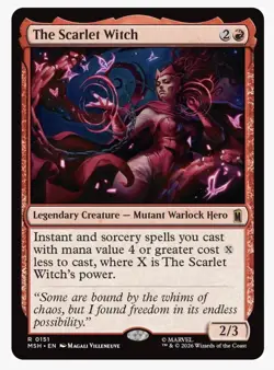 The Scarlet Witch Marvel Super Heroes Foil - Image 1
