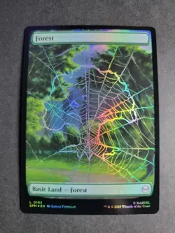 Forest 0193 (Foil) Land MTG Spider-Man - Image 1