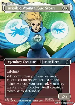 (Preorder) Invisible Woman, Sue Storm (Borderless) [MSH - 323]NM - Image 1