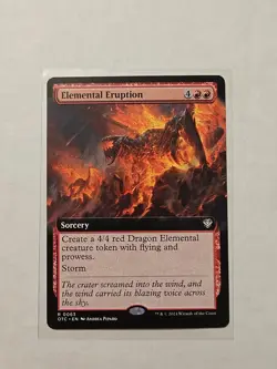 Elemental Eruption (Extended Art) - Outlaws of Thunder Junction - LP - Rare - Image 1